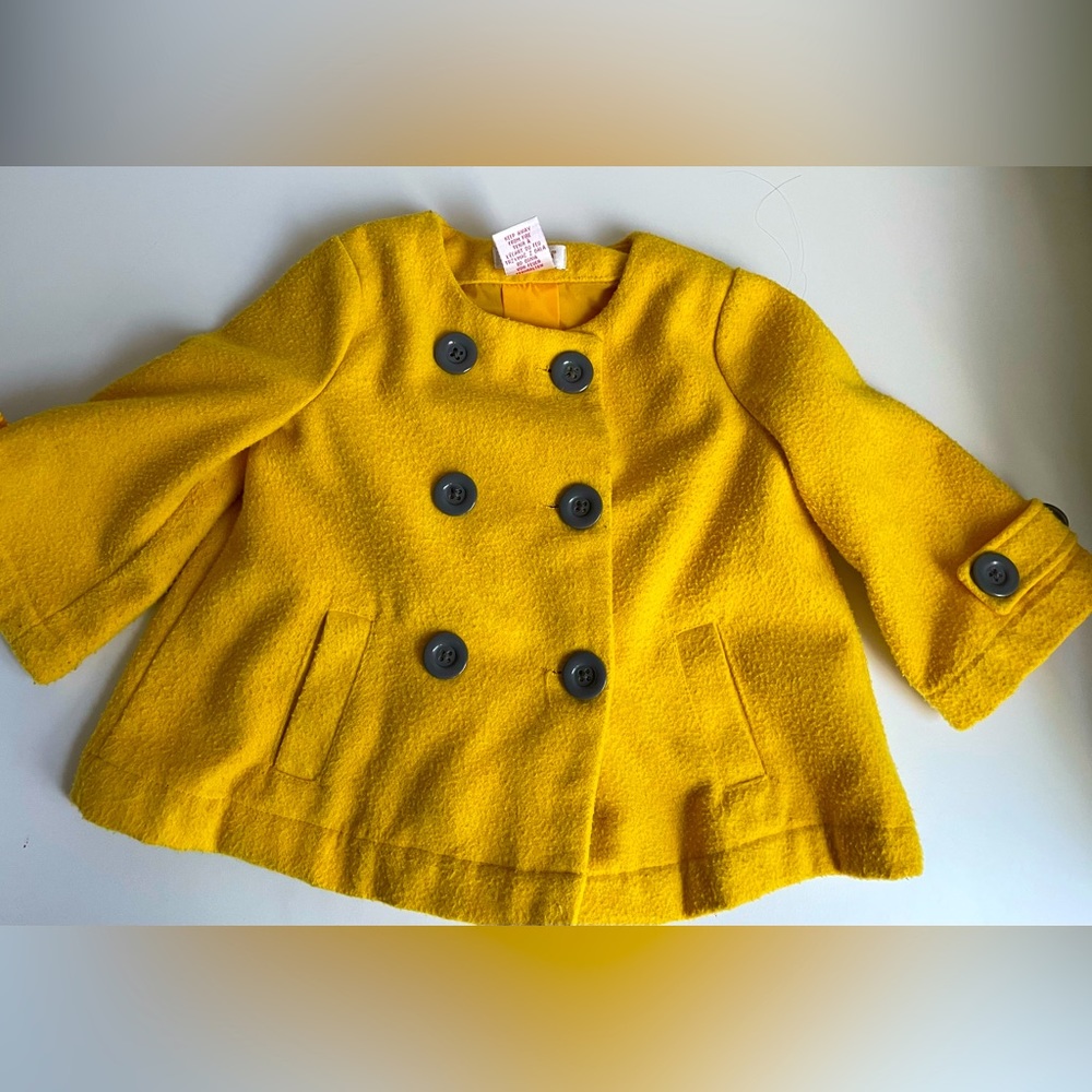 Yellow Pea Coat